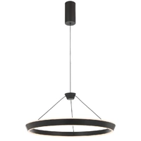 Telbix Vantel 60cm 36W CCT LED Pendant Light Black