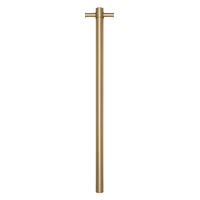 Thermorail VS900HBB Brushed Brass Round Vertical Heated Towel Rail