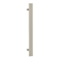Thermorail VW900BN Brushed Nickel Triple Tube Vertical Heated Towel Rail