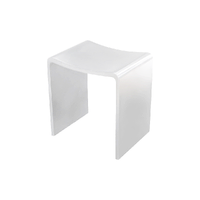 Thermogroup Willow Shower Stool White