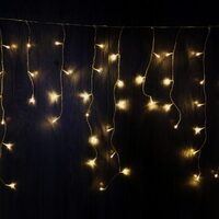 Icicle Lights LED Warm White Connectable