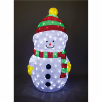 Acrylic LED Snowman 60cm