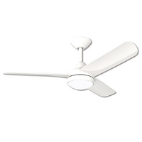 Hunter Pacific X-Over Ceiling Fan with LED Light White 90cm