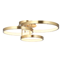 Cougar Lighting Zola 3 Light 84W LED Close To Ceiling Light Gold